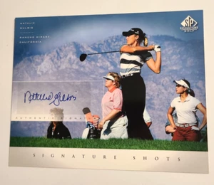 2004 UD SP Signature Golf Signature Shots Natalie Gulbis Auto 8X10 LPGA - Picture 1 of 2