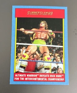 ULTIMATE WARRIOR WWE CHAMPION 2017 topps DEFEATS RAVISHING RICK RUDE #3 - Picture 1 of 2