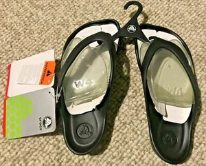 Sandalia chanclas para mujer Crocs ABF talla W4 color negro EE. UU. NUEVA - Imagen 1 de 3