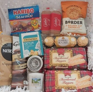Birthday Food Hamper- Gift wrap- Gift Box Set For Him Her Couples Food Treats - Picture 1 of 1