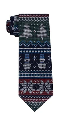 Мужские рождественские галстуки Noel праздничная коллекция зимние Fair Isle - Изображение 1 из 4