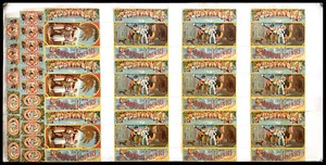 1900ca * Poster Originale "Fiammiferi Igienici Trofarello - Uso Camera - Uncut S - Foto 1 di 6