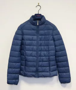 Trussardi Vaqueros de Mujer Chaqueta Mate Luz Nailon Guateada Talla 44 Azul - Imagen 1 de 3