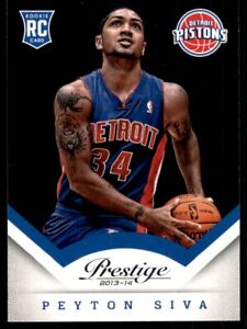 2013-14 Panini Prestige Peyton Siva Rookie Detroit Pistons #191