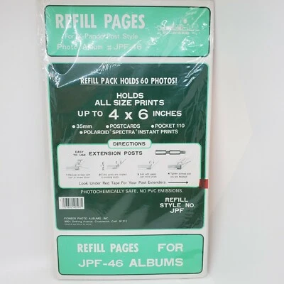  Álbum de fotos Pioneer #JPF-46 páginas de recarga estilo postal X-Pando paquete sellado nuevo Foto 1 de 2