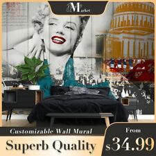Marilyn Monroe Art Pop Art 3D Wall Mural Bedroom Australia Wallpaper Murals