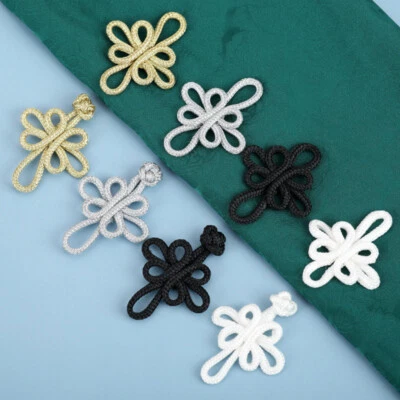 1 Pairs Handmade Sewing Fasteners Chinese Closure Knot Cheongsam Frog Buttons - Image 1 of 4