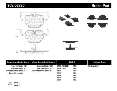 StopTech For Performance 01-07 BMW M3 E46 / 00-04 M5 / 04-09 X3 / 00-06 X5 / Foto 1 de 4