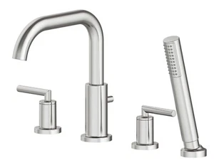 Jacuzzi RC95 Contento Deck Mounted Roman Tub Filler Brushed Nickel - Imagen 1 de 1