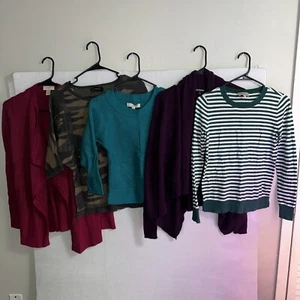 Lotto misto maglioni Express Loft New York & Company donna XS S preppy casual - Foto 1 di 16