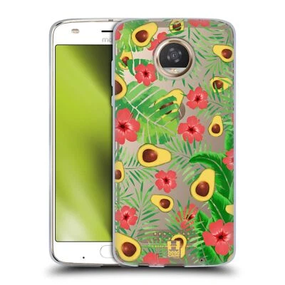 FUNDA DE GEL SUAVE CON ESTAMPADO DE AGUACATE HEAD CASE DESIGNS PARA TELÉFONOS MOTOROLA Foto 1 de 4