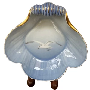 Bing & Grondahl Seagulll Shell Clam Bowl Dish Denmark 42 6 3/4 x 6 1/2 x 1 3/4" - Picture 1 of 5
