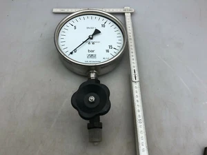 Altes Einbau Messinstrument Metall Suku Druckmesser 50er 60er /52 - Picture 1 of 12