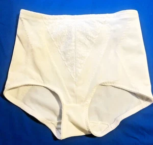 BUEN HALLAZGO!!! SEARS CALZONCILLO DE ENCAJE EXTRA FIRME BLANCO FORMA DELGADA XL NUEVO CON ETIQUETAS - Imagen 1 de 5