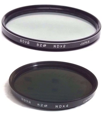 Hoya 82mm ND2 ND4  NDX2 NDX4 ND-2 ND-4  Lens Filter Neutral Density Japan 82 mm - Image 1 of 4