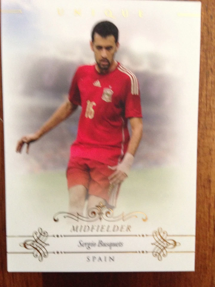 2015 Futera Unique Football Soccer Card Spain BUSQUETS Mint  - Image 1 of 1