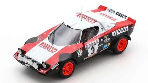 Modellino auto rally scala 1:43 Spark LANCIA STRATOS HF rally 1978 modellismo - Immagine 1 di 1