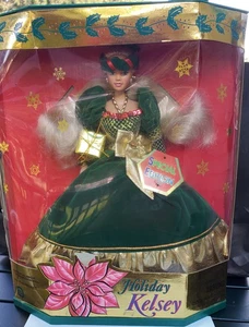 NRFB Barbie Holiday Kelsey Special Edition Puppe 1996 komplett in Box - Bild 1 von 4
