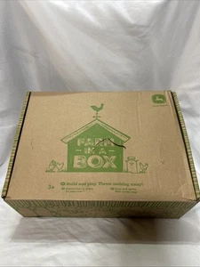 Tomy JOHN DEERE Farm IN A BOX PLAYSET Childrens Kids Farm Toy 3 yrs Please Read - Picture 1 of 12