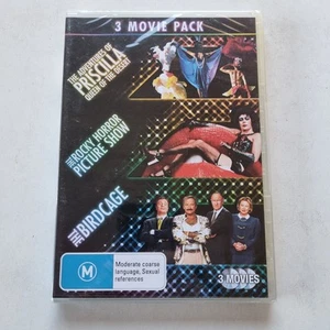 The Birdcage / Rocky Horror Picture Show / Priscilla (DVD, 3-Disc) PAL Region 4 - Picture 1 of 4