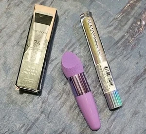 New Smashbox 24 Hour Photo Finish Shadow Primer 0.41 Eyeshadow Full Size + Lippy - Picture 1 of 9
