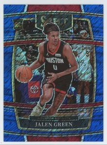2021-22 Panini Select BLUE Shimmer Jalen Green Rookie Rockets #7 A31 - Picture 1 of 2
