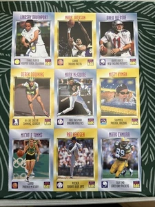 Sports Illustrated Kids 1997 98 August Uncut Card Sheet Mark McGwire Chmura - Bild 1 von 2