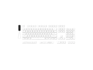 HyperX Pudding Keycaps 2 - Full Key Set - PBT - White (US Layout) - Picture 1 of 5