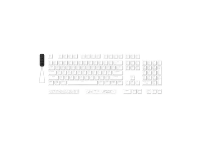 HyperX Pudding Keycaps 2 - Full Key Set - PBT - White (US Layout) - Image 1 of 4