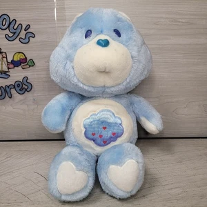 Vintage Care Bears 1983 Grumpy Bear Stofftier Spielzeug Herzen Wolke Plüsch - Bild 1 von 7