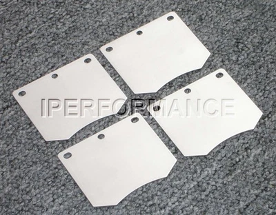 Juego de protector térmico de cuña de pastillas de freno de titanio para Delorean DMC 12, 1981-1983, delantero Foto 1 de 3