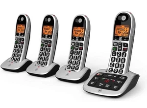 BT 4600 Cordless Landline House Phone Big Buttons ( May Require New Batteries ) - Zdjęcie 1 z 4
