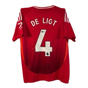 Matthijs de Ligt signed Shirt AFTAL EXACT VIDEO PROOF COA Man Utd Jersey RARE - Bild 1 von 4
