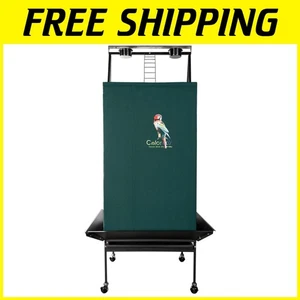 Große Vogelkäfig Abdeckung grün 68" Spielplatte - Bild 1 von 7