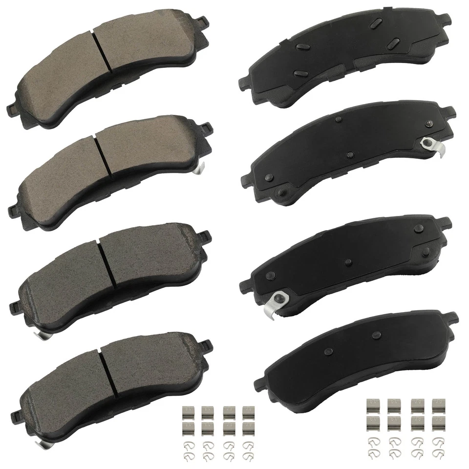 Front And Rear Ceramic Brake Pads Fits 2019 2020 2021 2022 2023 Ford Ranger - Image 1 of 4