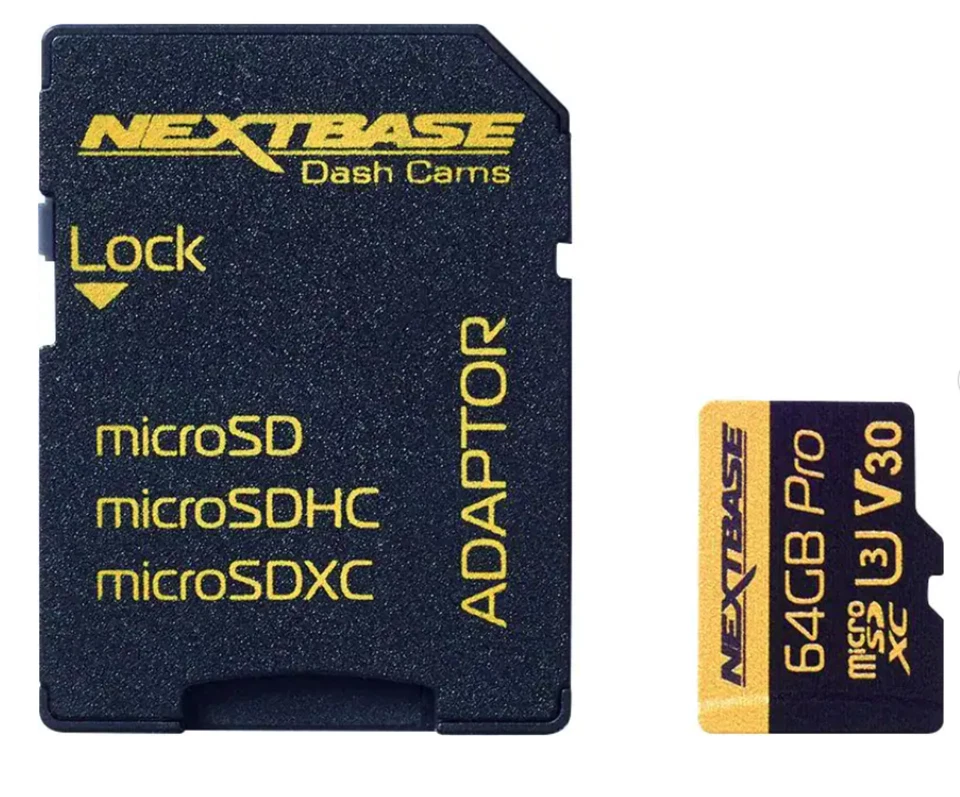 Nextbase - 64GB U3 MicroSD Memory Card for Dash Cams (new) - Image 1 of 2