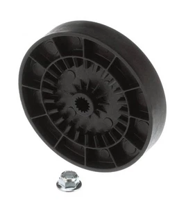 NEW Genuine OEM GE Washer Transmission Pulley +Nut WH3X32097 WH03X32097 AP699... - Picture 1 of 1