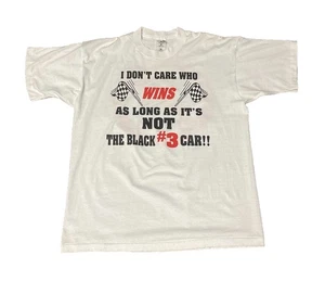 Vintage Nascar Anti Dale Earnhardt T Shirt Size XL Made in USA Single Stitch 90s - Picture 1 of 6