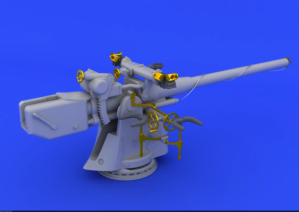 EDUARD 672053 KIT DI MIGLIORAMENTO BRACINO PISTOLA 10,5 CM SOTTOMARINO TEDESC... - Immagine 1 di 1