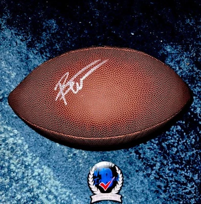 Brian Urlacher Signed Football Chicago Bears HOF LB Beckett Certified - Image 1 of 2