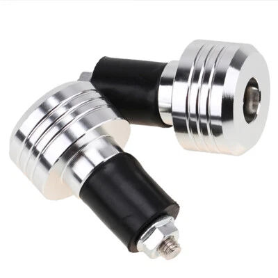 Astilla Moto 7/8" Tapa Manillar Empuñaduras Barra Extremo Deslizante Enchufe Ajuste Honda Foto 1 de 4