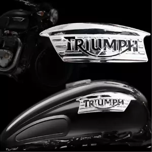 Insignia del tanque de combustible 3D para motocicleta emblema carenado cuerpo capucha calcomanía pegatina para TRIUMPH - Imagen 1 de 6