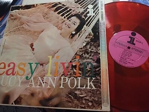 LUCY ANN POLK EASY LIVIN Interlude Records Stereo ST-1004 Red Vinyl - Picture 1 of 4