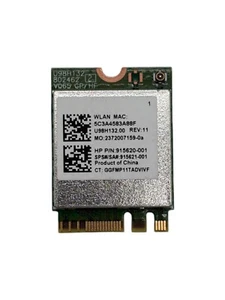 915620-001 Genuine HP 14-CE SERIES 14-CE3602sa Laptop WIFI Wireless Card - Afbeelding 1 van 2
