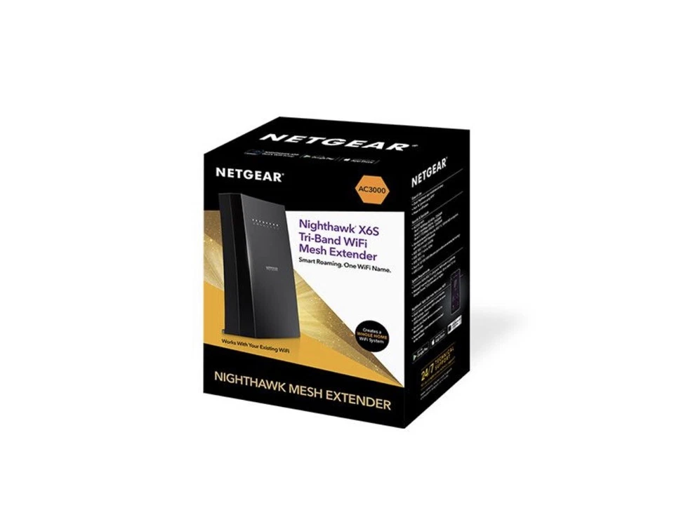 Extensor de malla Netgear Nighthawk X6S Tri-Band Wifi 6 Foto 1 de 4
