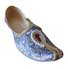 Shoes Indian Handmade Leather Men Jutties Size Mojaries Jutti Khussa US 6-11