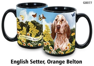 Garden Party Mug - Orange Belton English Setter - Picture 1 of 1