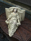 Antique 19thc French chalk Angel church wall console rare