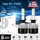 2PCS COB H1 LED Headlight Bulb Kit 1500W 225000LM High Beam Xenon 6000K White US