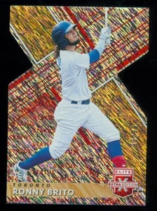 Elite Extra Edition 2019 JRonny Brito Red Status 33/99 Toronto Blue Jays - Imagen 1 de 1